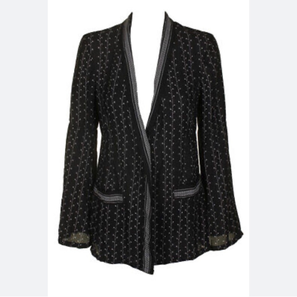 Sheer Bell Sleeve Jacket